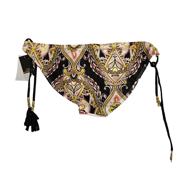 NINETY SIX DEGREES NWT BIKINI SWIMSUIT WOMAN'S LARGE HIPPIE PRINT WITH TASSELS - Picture 4 of 8